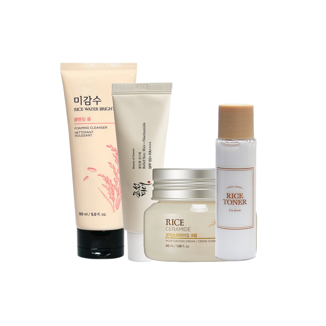 Glass Skin Brightening Rice Combo