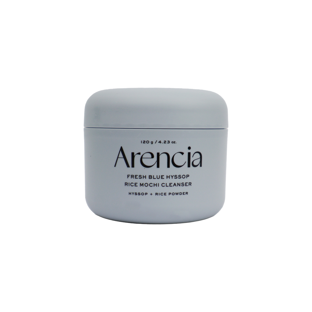 Arencia Fresh Blue Hyssop Rice Mochi Cleanser 120 g