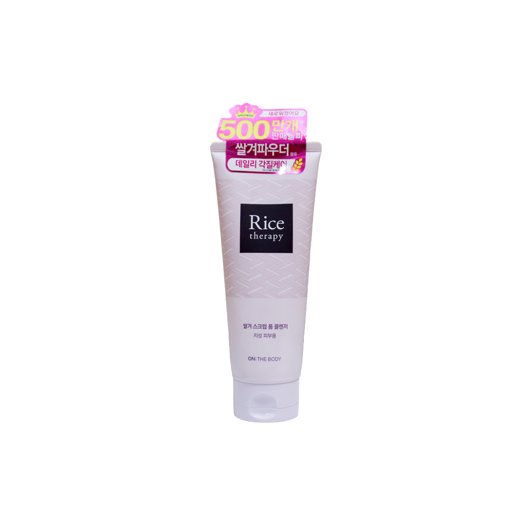 On the body Rice Therapy Rice Bran Scrub Foam Cleanser 150 ml