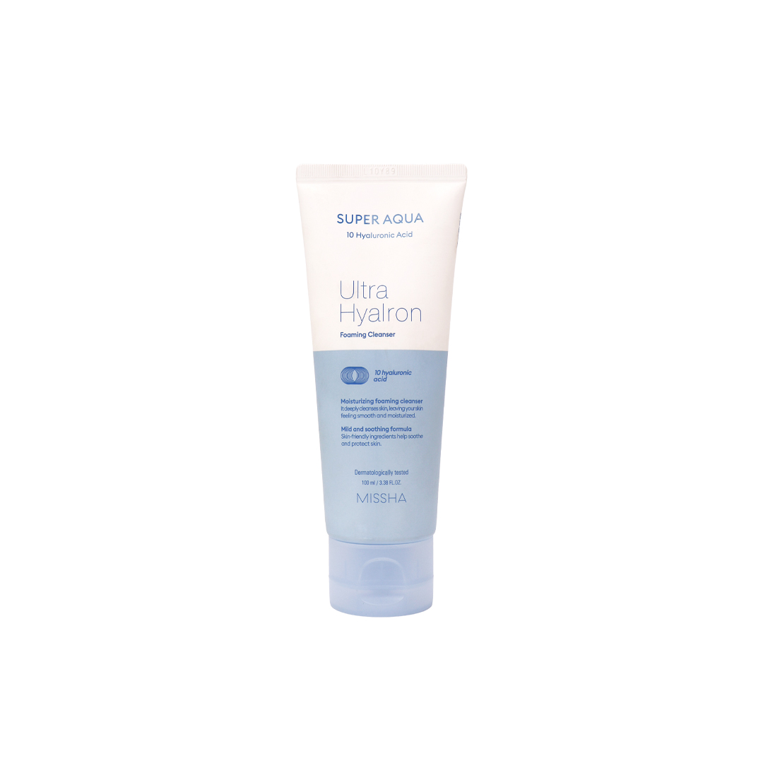 Missha Super Aqua Ultra Hyalron Foaming Cleanser